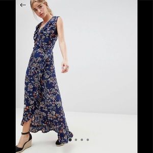 QED London Floral Wrap Dress